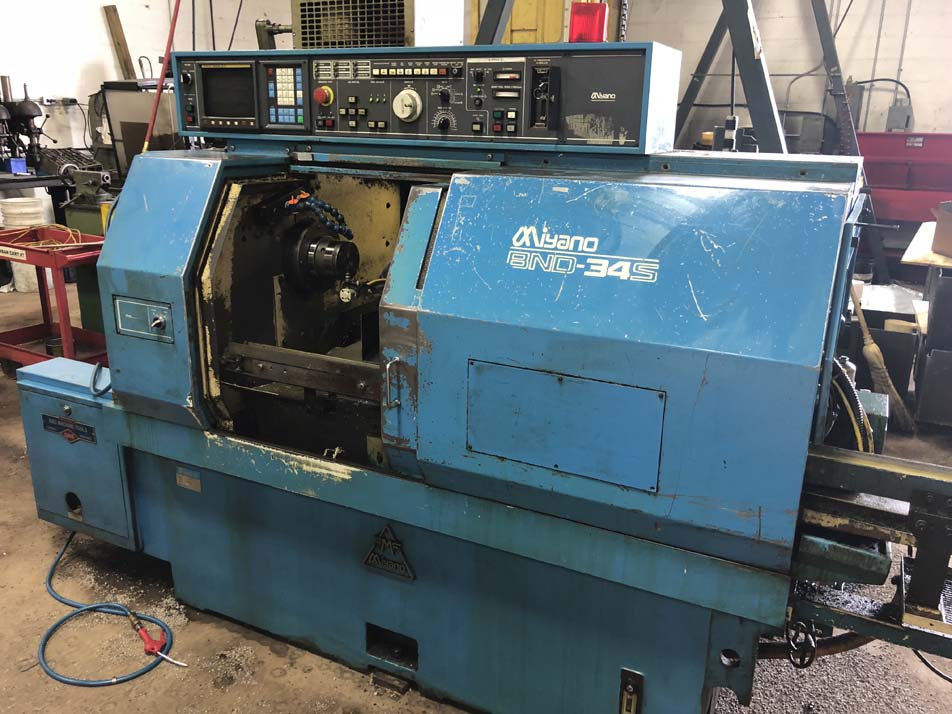 Miyano BND-34S with Sub-Spindle and Live Tool Turning Center
