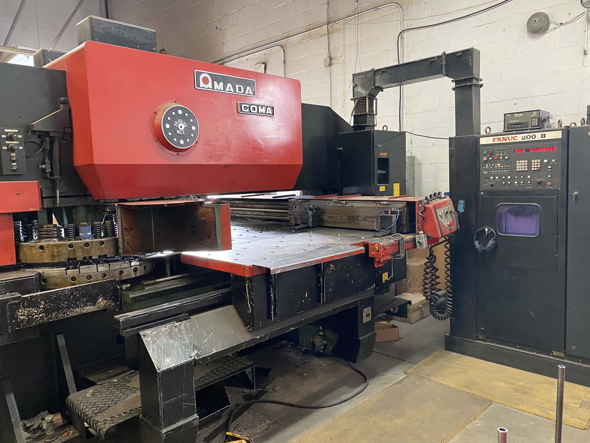 Amada COMA-505050 NC Turret Punch Press, Made in Japan