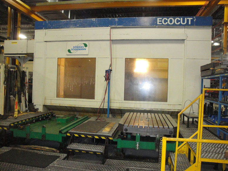 Dorries Scharmann Ecocut CNC Horizontal Table Type Boring Mill